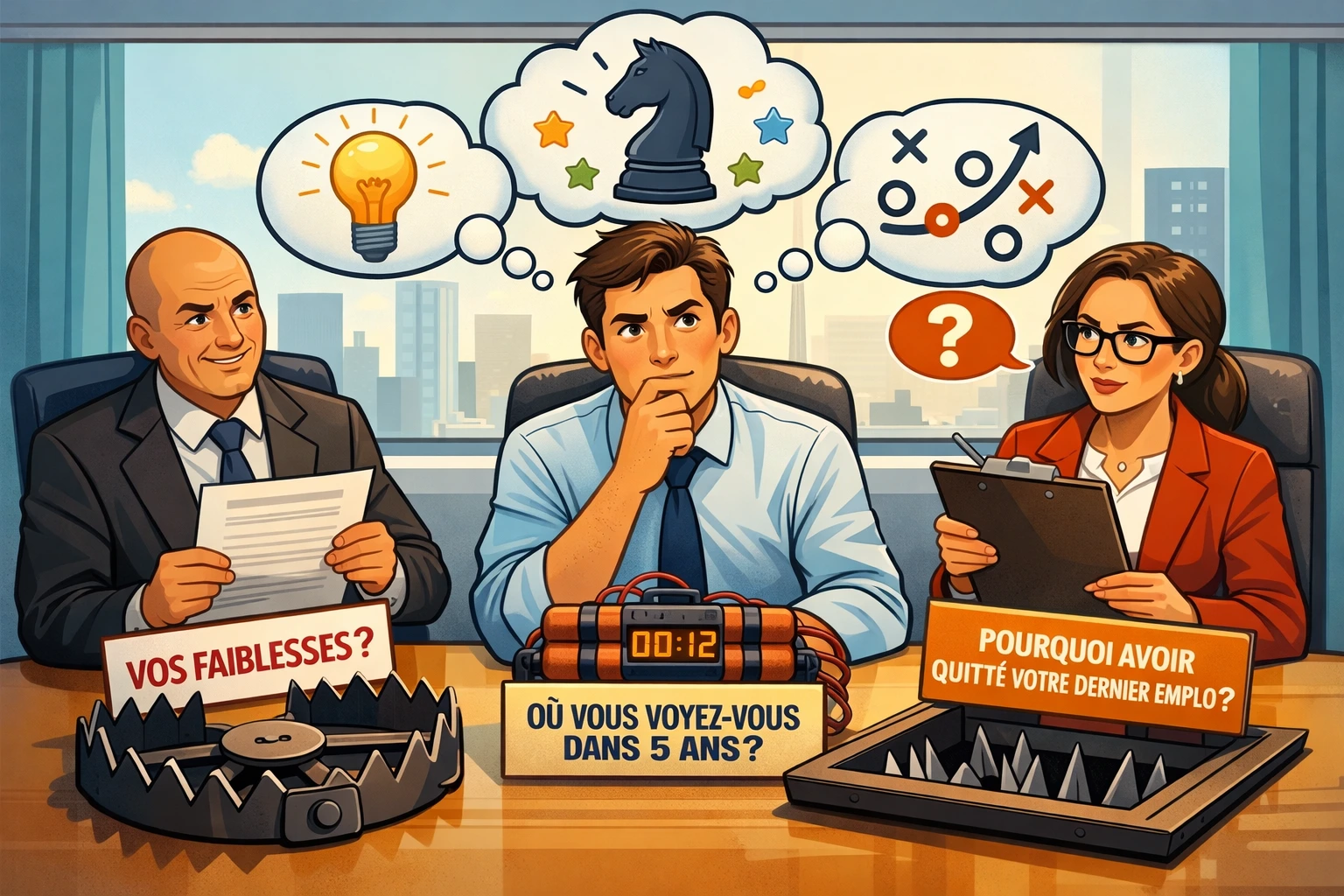 Les Questions Pièges en Entretien d'Embauche et Comment les Déjouer 2026