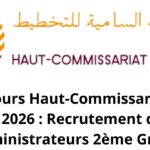 Concours Haut-Commissariat au Plan 2026 : Recrutement de 10 Administrateurs 2ème Grade