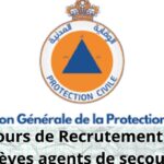 Concours de Recrutement Protection Civile 2026 : 1 081 élèves agents de secours