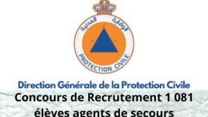 Concours de Recrutement Protection Civile 2026 : 1 081 élèves agents de secours