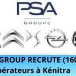 PSA GROUP RECRUTE (160) Opérateurs à Kénitra