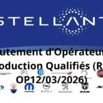 Stellantis recrute des opérateurs de Production