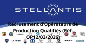 Stellantis recrute des opérateurs de Production